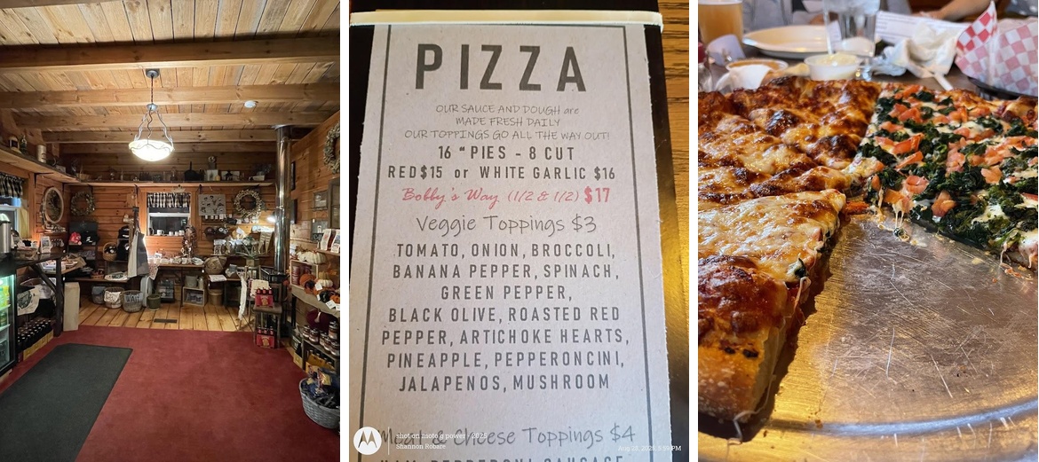 Mountain Hut Menu